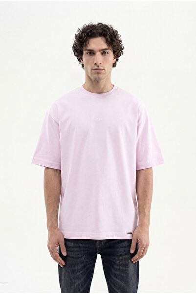 Machinist Men's Gradient Washed Oversize T-Shirt Pink
