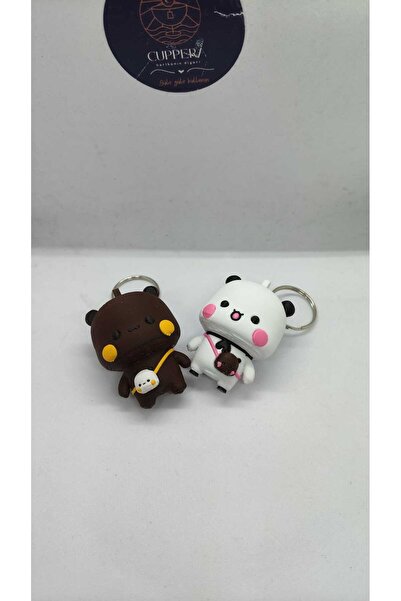 CUPPERA 3D Dudu & Bubu Premium Çift Anahtarlık