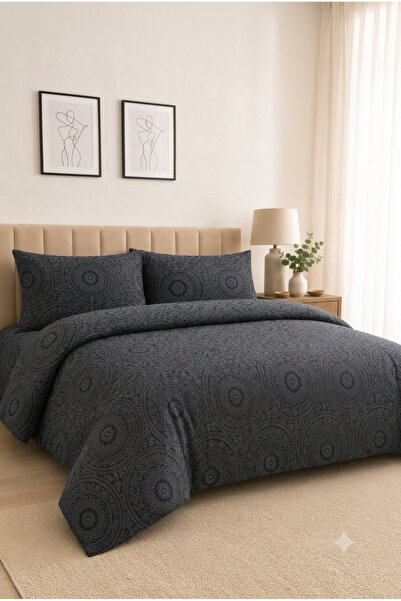 HAPPY COTTON Happy Koton Çift Kişilik Nevresim Takımı %100 Pamuk Ranforce Yum...