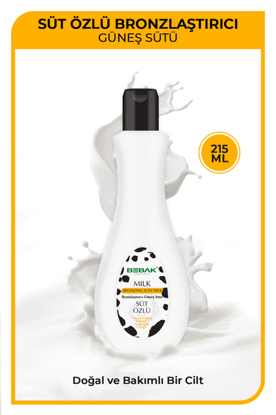 Bebak Güneş Bakım Sütü Milk Therapy 215 ml