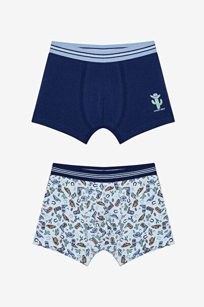 Penti Erkek Çocuk Lucky Boy Çok Renkli 2li Boxer