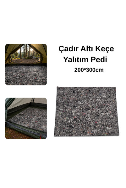 keçecimemett Çadır Altı Keçe Yalıtım Pedi Isı ve Nem Koruyucu Kamp Piknik ve ...