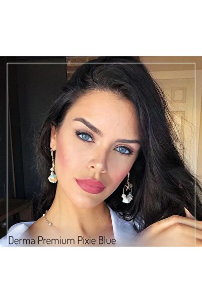 dermasuction Derma premium Pixie Blue 1 Yıllık 12 Ay Kullanım Süreli Göz Lensi