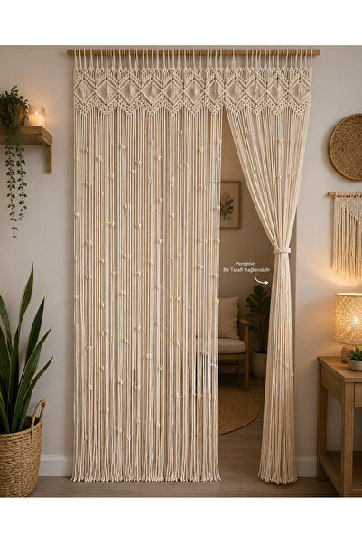 Makromehomestore Makrome Perde ( 60*160 Cm ) Bu Ölçü Geçerli