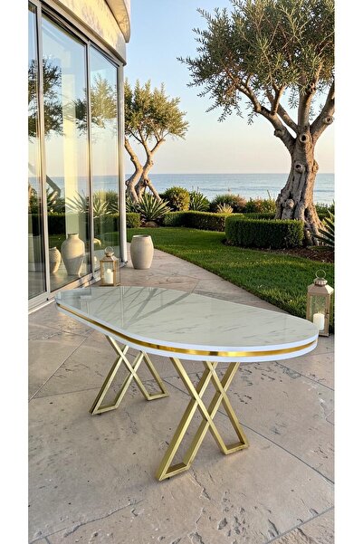 fursimo ASPEN SERİSİ YEMEK MASASI 90x170 CM | LAKE PANEL | 1.SINIF MDF