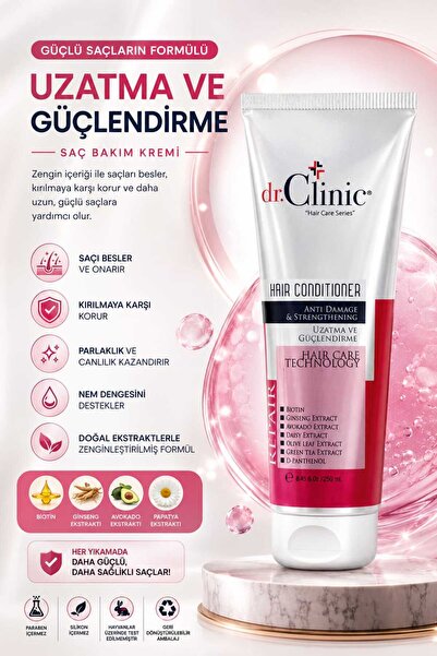 Dr. Clinic Dr.clinic Saç Kremi Uzatma Ve Güçlendirme Etkili 250 Ml