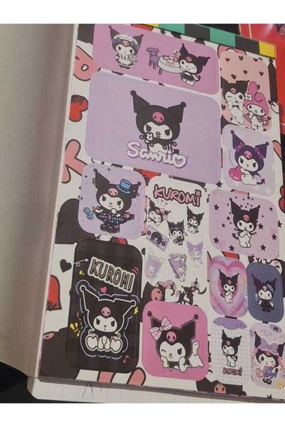 Generic Brand Sanrio Character Kuromi Cover Sticker Notebook