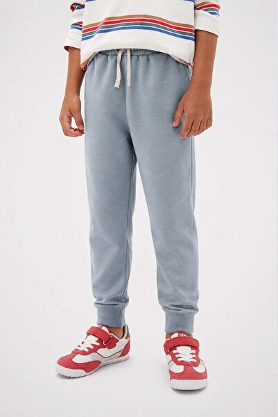 Cigit Seasonal Basic Tracksuit 2-10 Years a Gray