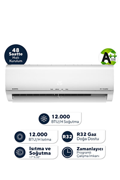 KUMTEL Matsu KMSAC-12 12.000 Btu A++ Inverter Duvar Tipi Split Klima (Montaj ...