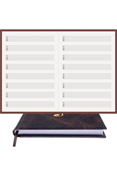 BİDEFTER Guitar Notepad (Left Cut Line with Tab Key) - Custom Handmade, Hand ...