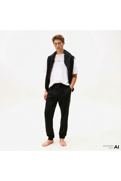 Tommy Hilfiger Track Erkek Siyah Pijama