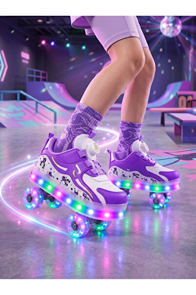 Patented skated LIGHTED SNEAKER SKATEBOARD