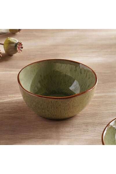 PAN HOME Umina Stoneware Cereal Bowl Dia13.5cm -green