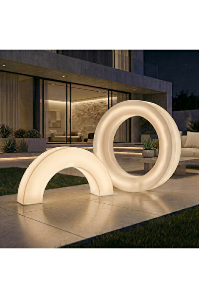 MYASEM STORE Led Plastic Lldpe Circle and Arch Kit, Circle Size 100 X 100 cm ...