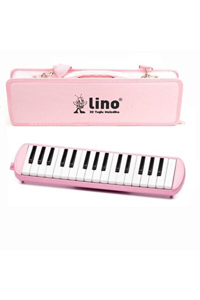 Lino Pastel Pembe Renk 32k Çantalı Melodika