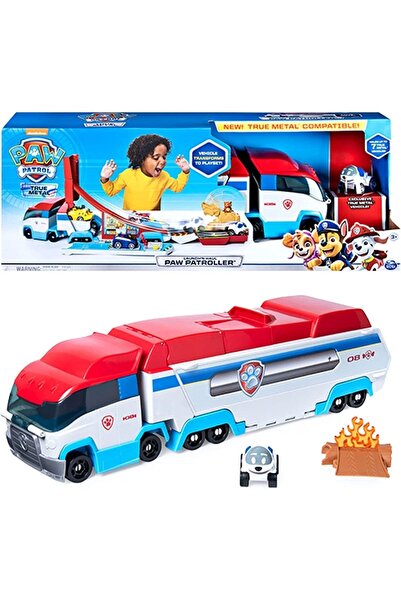 PAW PATROL Transporter Truck True Metal Vehicles Compatible Mega Game Set Truck