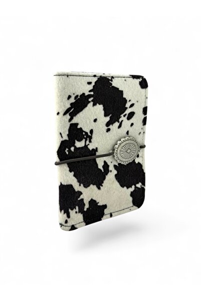 rawlab Cow Print Pasaport Kılıfı & Kartlık Unisex Seyehat Cüzdanı