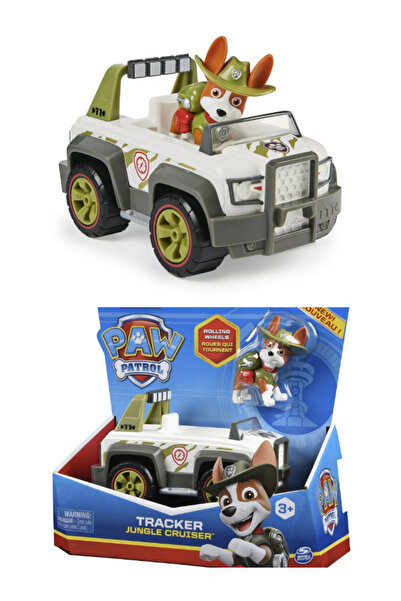TOYFEST Paw Patrol Görev Aracı ve Kahraman Seti - Tracker's - 20 cm