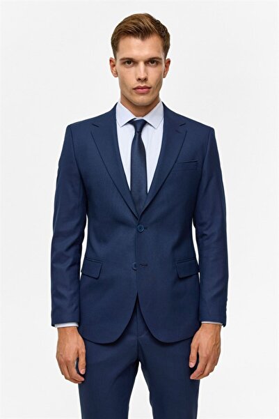 SÜVARİ Lacivert Slim 6 Drop Takım Elbise