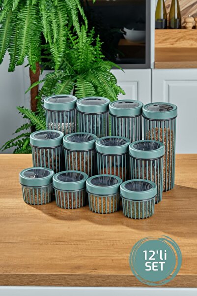 Stile Cucina 12 Pack Linea Round Storage Containers 4X(0.50 Liter, 1.1 Liter,...