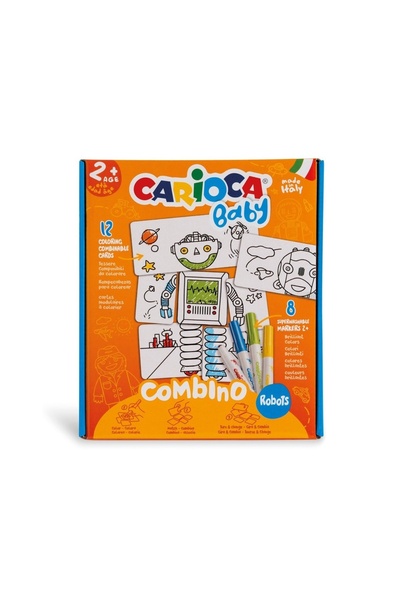 carioca Set creativ Carioca Baby 2+ Roboți