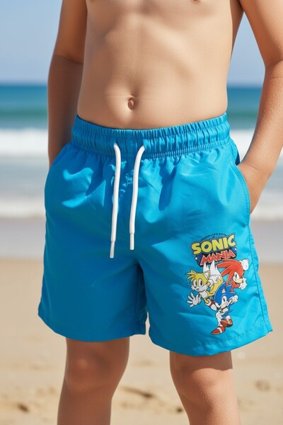 MİLAYS LİFE HOME COLLECTİON MİLAYS KİDS ERKEK ÇOCUK SONİC KARAKTER BASKILI AĞ...