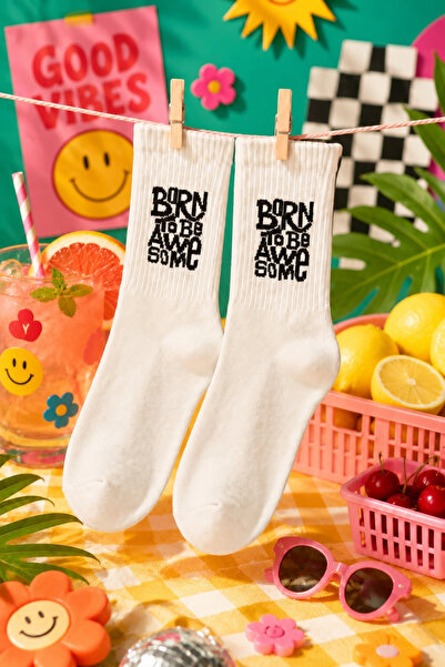 Dore Original Good Vibes Series - Born to Be Awesome Patterned Special Design...