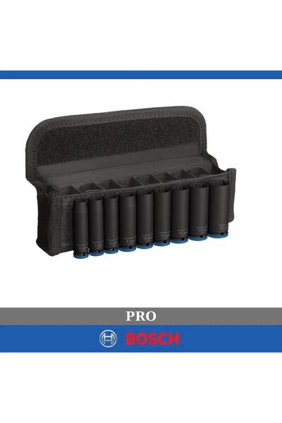 Bosch Pro Impact Socket Set 1/4 Inch 6-14mm Leather N 9 Pcs