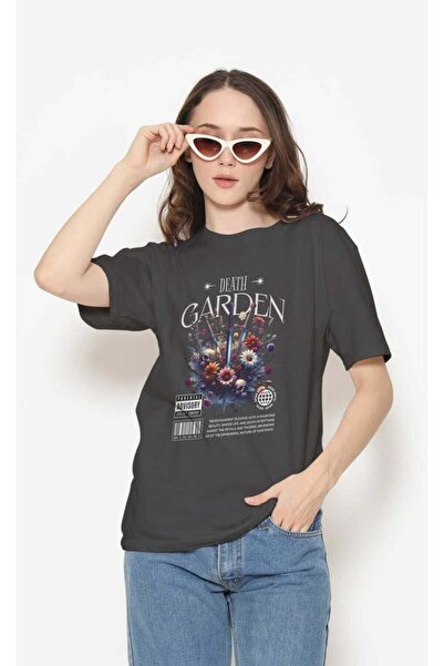 buzagi tasarım ürünleri Urban Streetwear Regular Fit Black Unisex T-Shirt