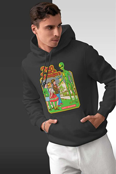 buzagi tasarım ürünleri Don'T Talk Oversize Hooded Unisex Sweatshirt
