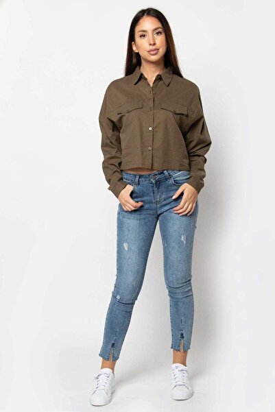 Kitschen Solid Button-Front Top