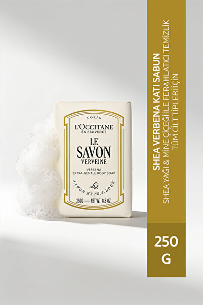 L'Occitane Shea Verbena Solid Soap, Containing Shea Butter and Verbena Flower...