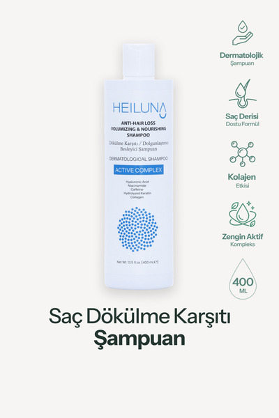 Heiluna Saç Dökülme Karşıtı Şampuan Kolajen ve Keratin Destekli 400 ml