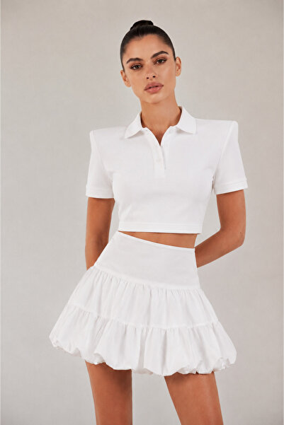 LAULEİ Emily Shorts Skirt Cotton Fabric