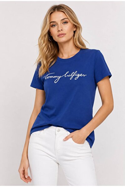 Tommy Hilfiger Kadın Heritage Crew Neck Tshirt
