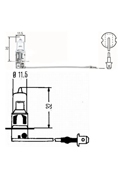 Hella Bec far auto cu halogen H3 55W 12V 8GH 002 090-133