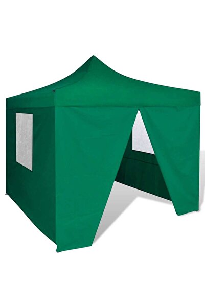 Concept 41468 Cort pliabil verde 3 x 3 m cu 4 pereți