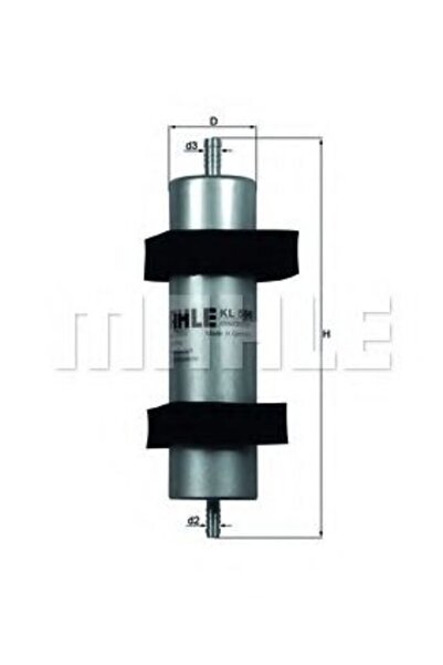 Mahle Original Filtru de combustibil KL 596