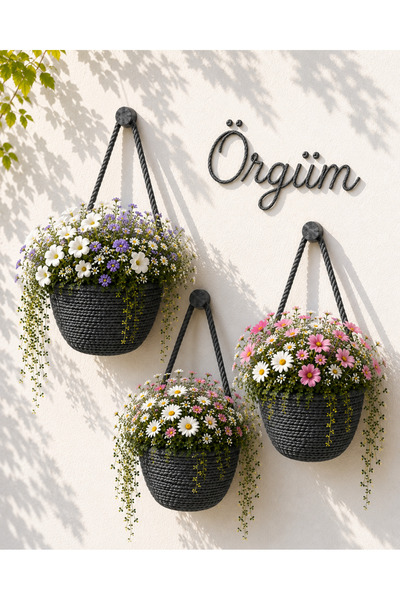 ÖRGÜM Coș decorativ 3 bucăți mini coș decorativ PLANTELE ȘI UMERĂRIILE NU INC...