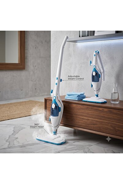 SOKANY 10-in-1 Steam Mop Cleaner – 2000W Multi-Purpose Floor & Handheld Steam...