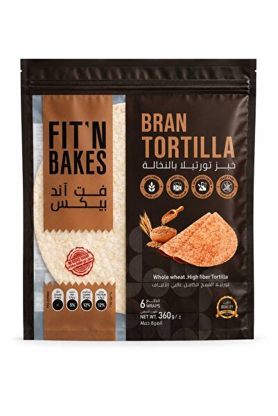 FIT 'N BAKES خبز التورتيلا بالقمح (360 جرام)