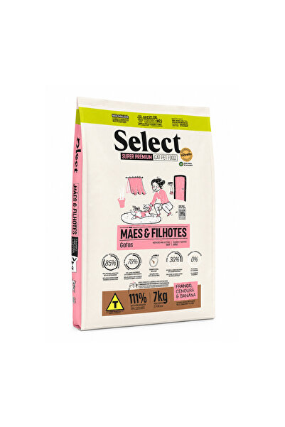 SELECT Mothers and Kittens Dry Cat Food Chicken Carrot & Banana Flavor High P...