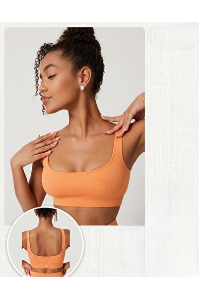Wooster Kadın Turuncu Toparlayıcı Sporcu Sütyeni / Bralet
