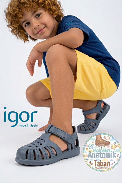 IGOR S10271 Tobby Solid sandale za bebe i decu, plave boje