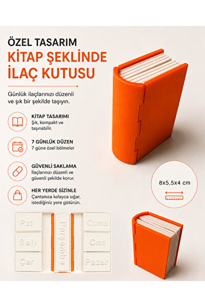 Tofu İLAÇ KUTUSU | ÖZEL TASARIM KİTAP ŞEKLİNDE