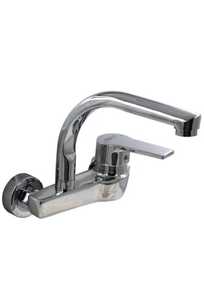 Costa Kitchen Mixer Tap Wall Mounted Automatic Chrome Italian - Made in Italy