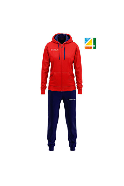 Givova Trening dama, LADY, Rosu/Bleumarin, M