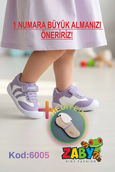zaby Maksimum Hava Alabilen: Cırt Cırtlı ve Kaymaz Tabanlı İlk Adım Ayakkabıs...