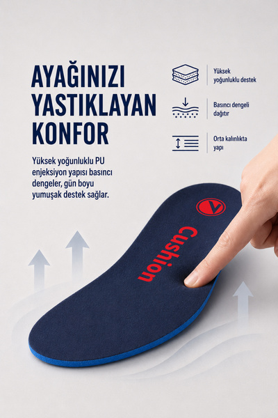 Active Team SG03 | Yumuşak Darbe Ve Şok Emici, Yastıklama Sağlayan, Bot Ve Iş Ayakkabıları Için Tabanlık