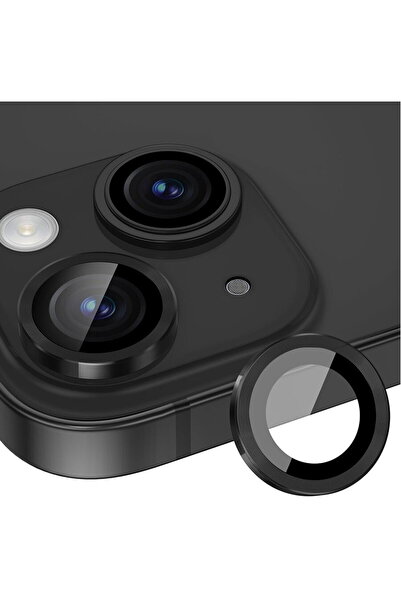 Lito Folie pentru iPhone 15 Pro / 15 Pro Max - S+ Camera Glass Protector - Black